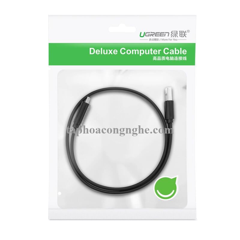 Ugreen 10840 0.5M màu Đen Cáp USB 3.0 sang MICRO USB 3.0 cho ổ cứng US130 30010840